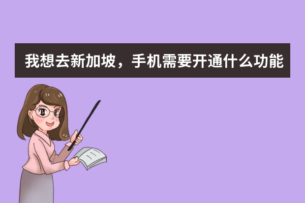 我想去新加坡,手机需要开通什么功能么?