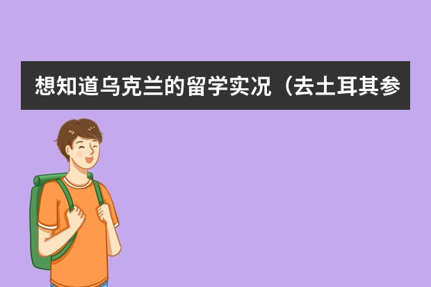 想知道乌克兰的留学实况(去土耳其参加国际性学术会议,是办理商务签证还是旅游签证?)