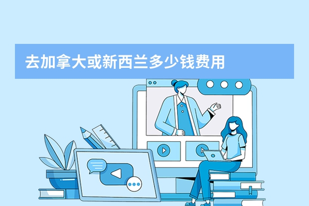 去加拿大或新西兰多少钱费用