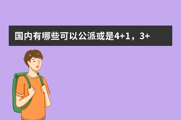 国内有哪些可以公派或是4+1，3+2类型的去法国留学的大学，文科专业？